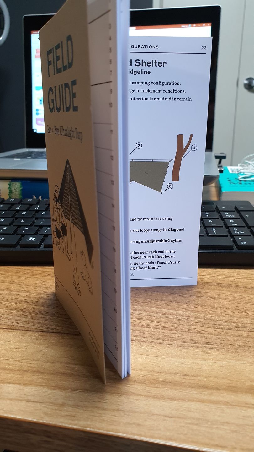 Customer photo review of Waterproof Field Guide - Tarp