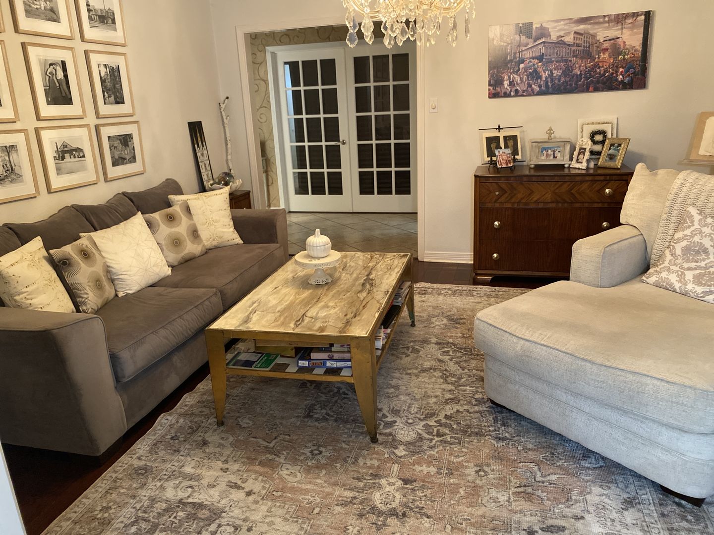 Customer photo review of Distressed Vintage Cezanne Blush Area Rug