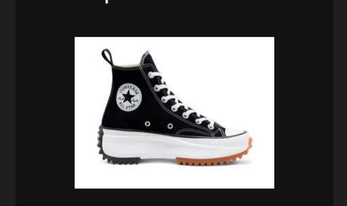 Customer photo review of Zapatilla Converse Run Star Hike Plataforma Mujer Negro