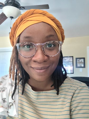 Customer photo review of Stretchy Rope Twist Turban