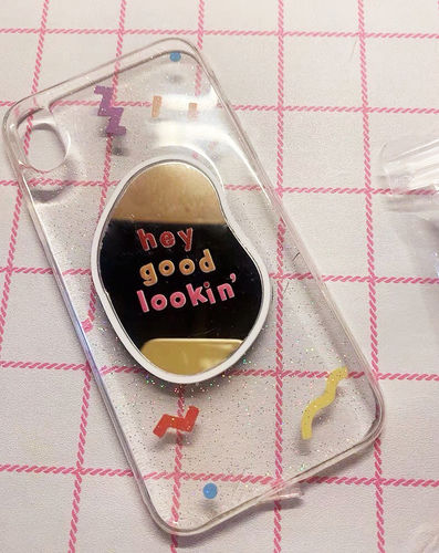 Customer photo review of Good Lookin' IPhone Case