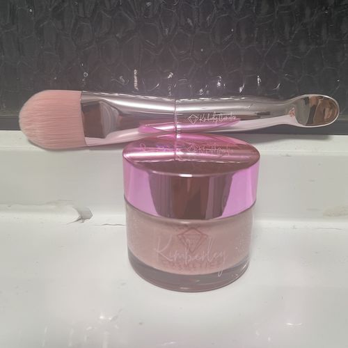 Customer photo review of Pink Clay Face Mask Set