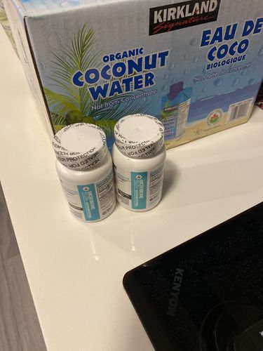 Customer photo review of Probiotic Prebiotic for Heart Health & Bloating | Microbiome Plus+ ca