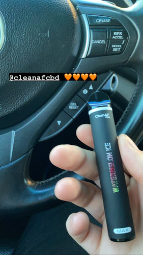 Customer photo review of 500 mg CBD Disposable Vape ~ CleanAF MAX in 10 Flavors