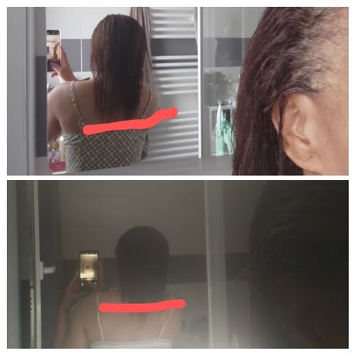 Customer photo review of Good Hair Vitamins - Abonnement 3 mois 10% (Livré chaque 3 Mois)