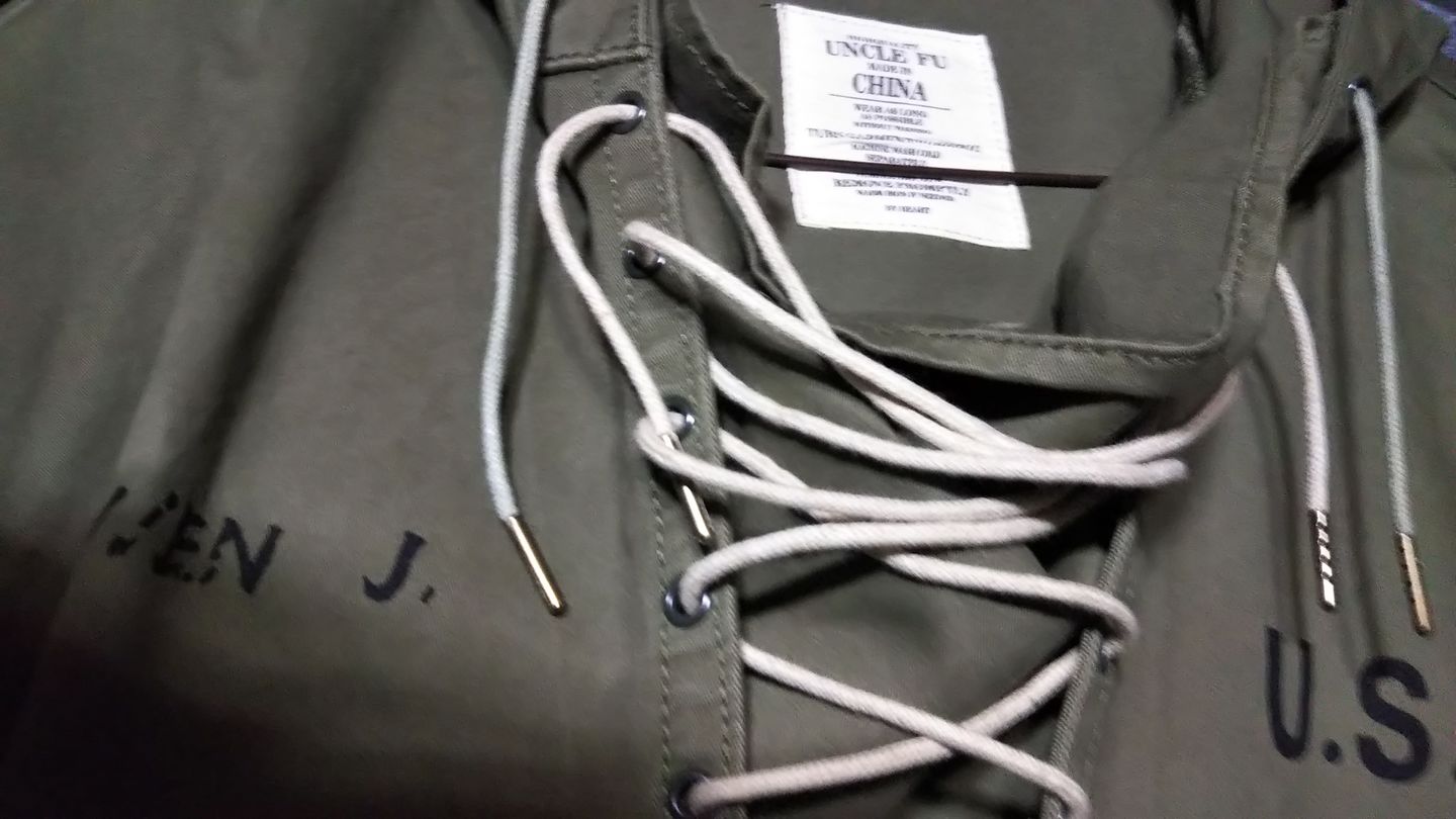 Customer photo review of 米軍 40’s U.S.NAVY デッキパーカー