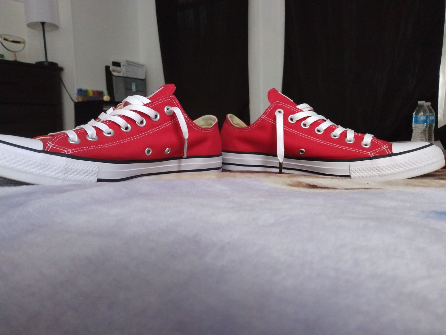 Customer photo review of Flat Waxed Cotton Shoe Laces