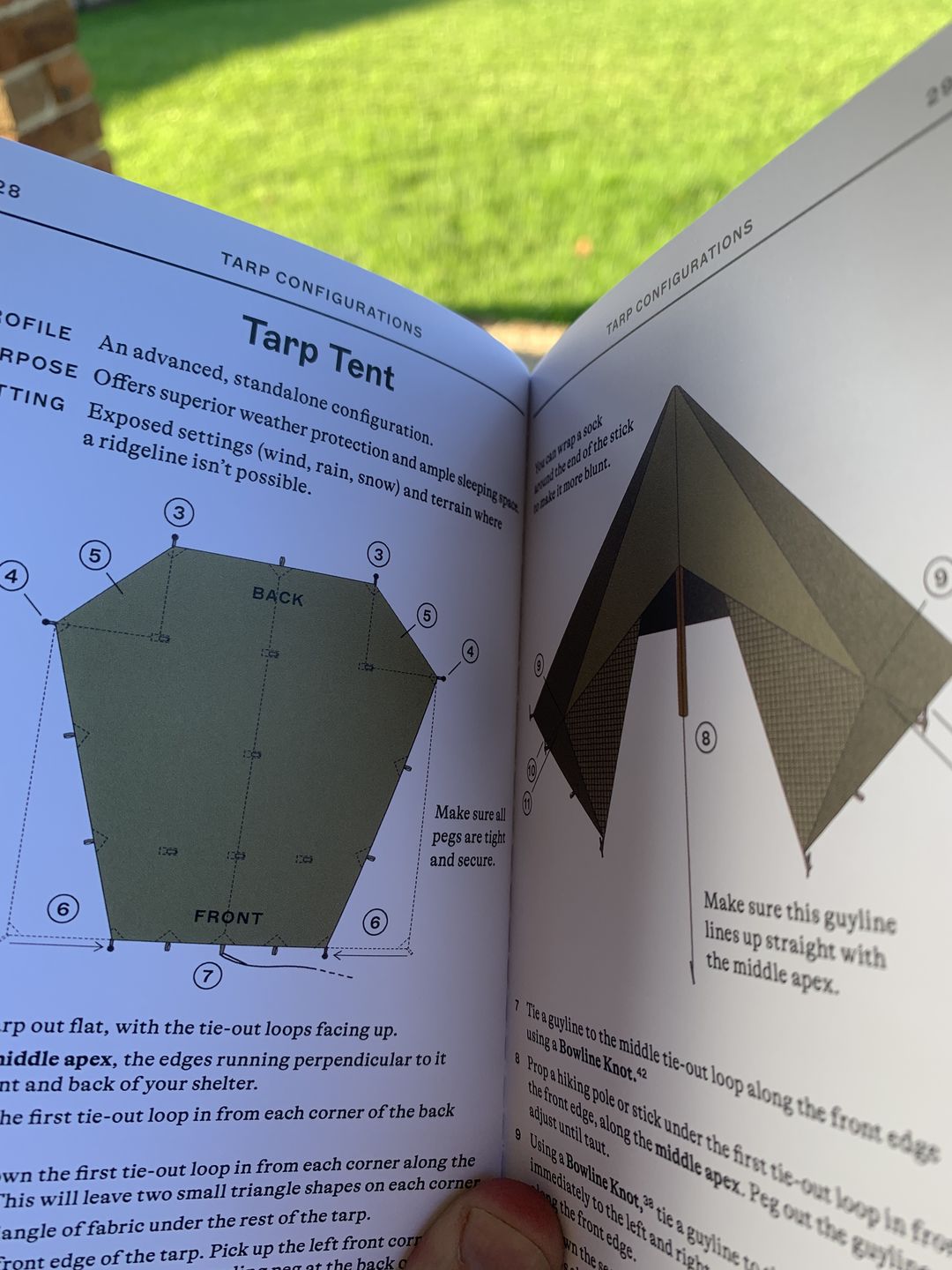 Customer photo review of Waterproof Field Guide - Tarp
