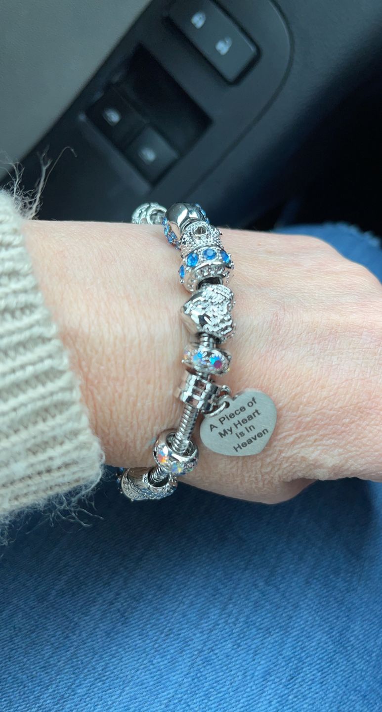 Customer photo review of Piece Of My Heart Bracelet