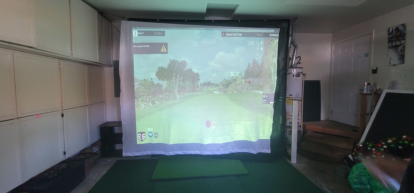 Customer photo review of Garmin Approach R10 Launch Monitor and Golf Simulator