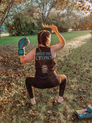 Customer photo review of 23 - Adjust Crop Tank Top