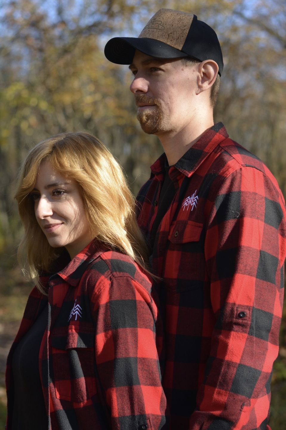 Customer photo review of HOLZBRÜDER LOGO - Unisex Flanellhemd Mit Stick (WH)