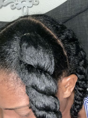 Customer photo review of Moisture Shock Hair Butter