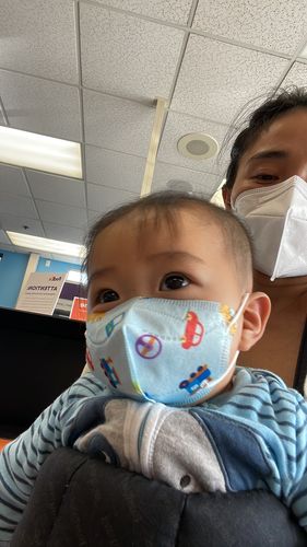 Customer photo review of [USA] PETITE XXS SIZE MASK (BABY UNDER 24MONTHS OLD)