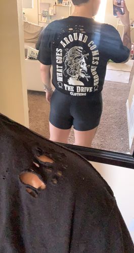 Customer photo review of 204 - Goes Around Crop Top