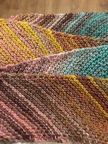 Customer photo review of 2021 Special Edition Blanket Knitting/Crochet Box!