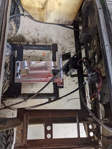 Customer photo review of Predator 22hp Installation Kit for Yamaha G14 Golf Carts