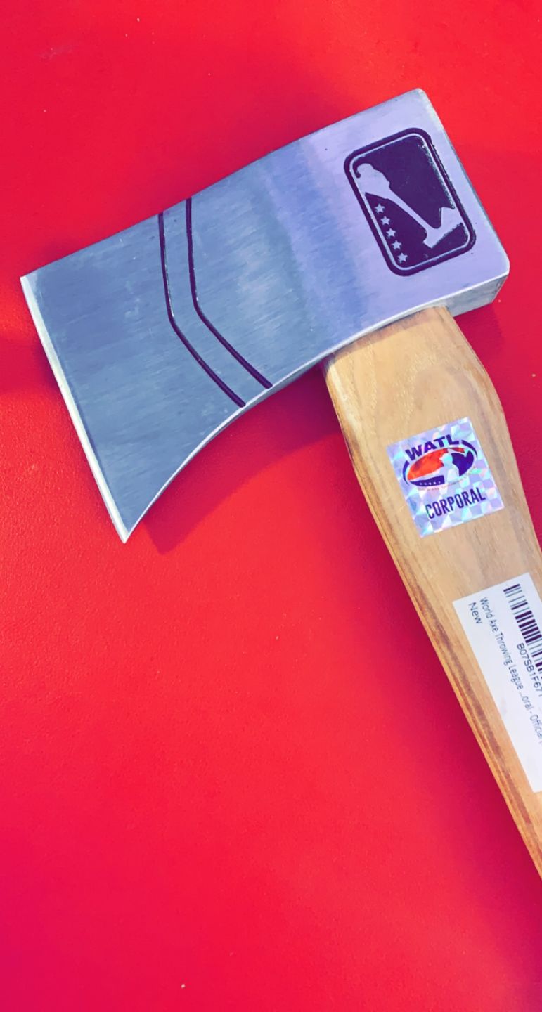 Customer photo review of The Corporal Throwing Axe (2nd Generation)