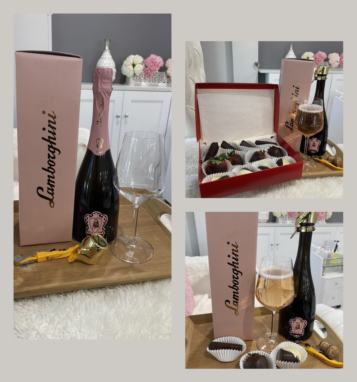Customer photo review of Lamborghini: Metodo Classico Rosè "The Legend" with Gift Box