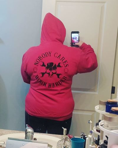 Customer photo review of 57 - Nobody Hoodie