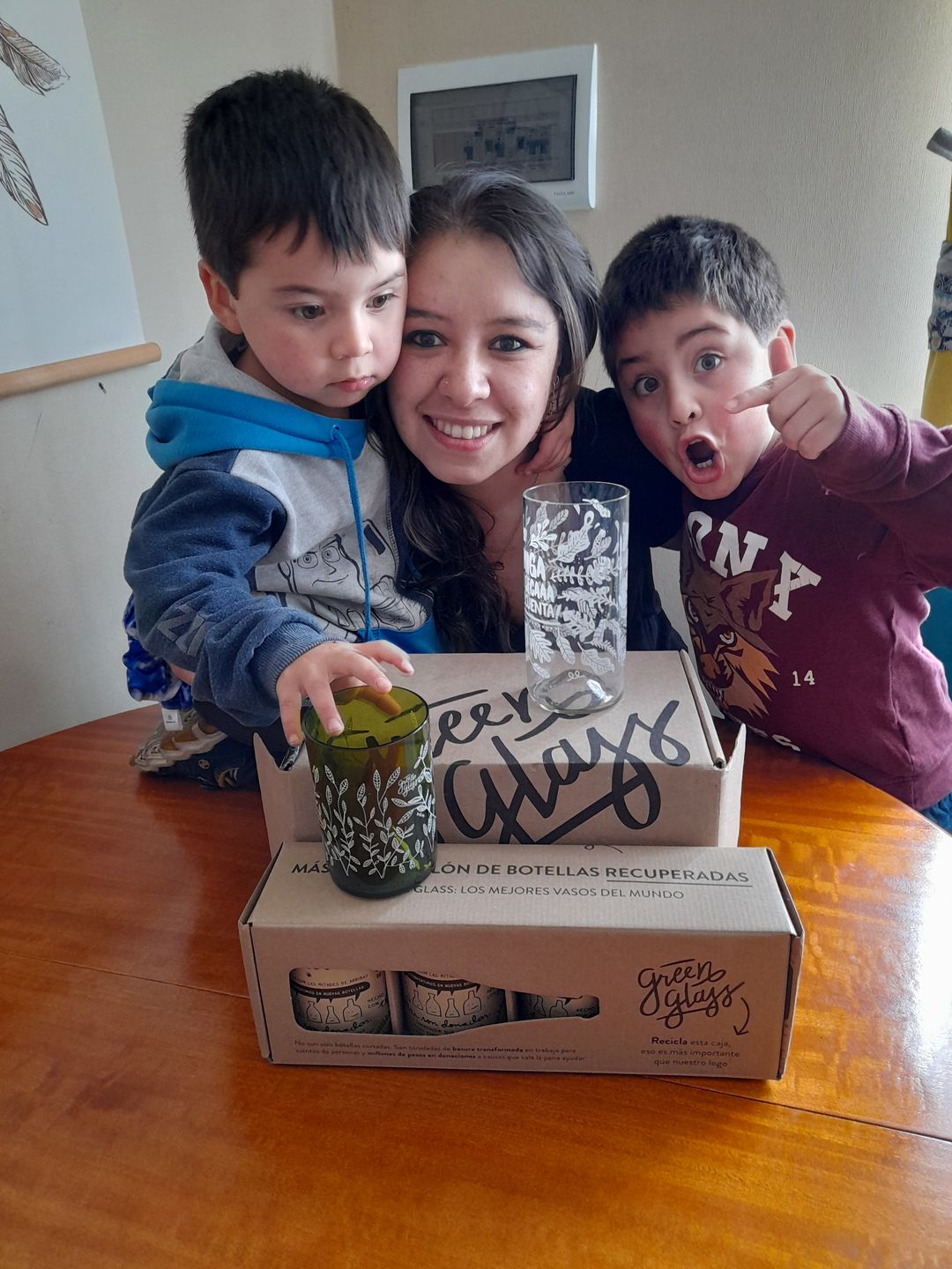 Customer photo review of Reforestemos Juego de 4 Vasos