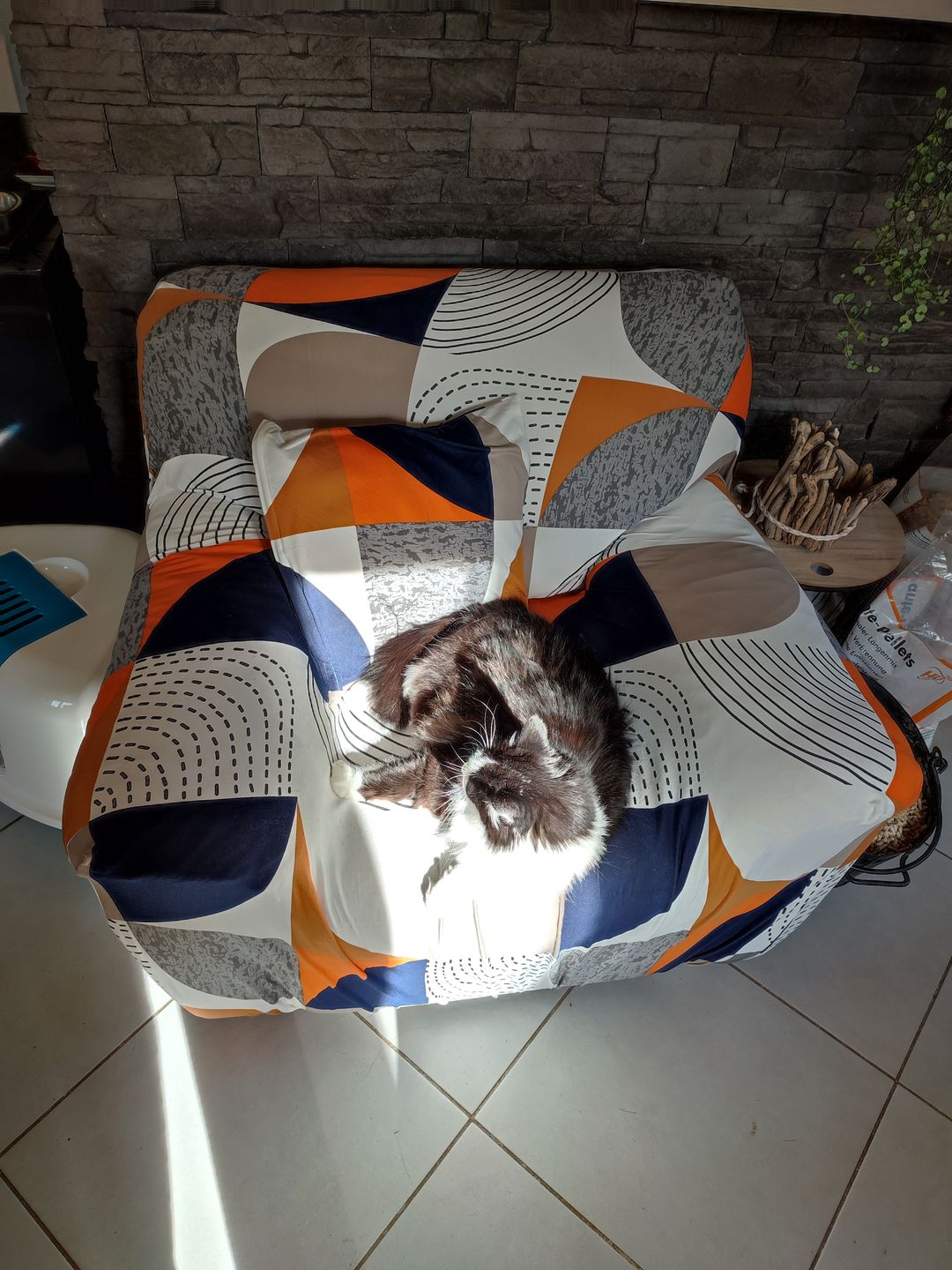 Customer photo review of Vintage - Housses Extensibles de Fauteuil et Canapé - La Maison des Housses