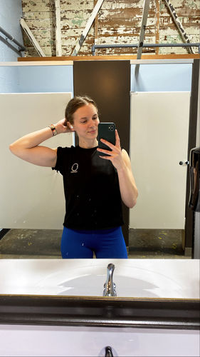 Customer photo review of 204 - Goes Around Crop Top