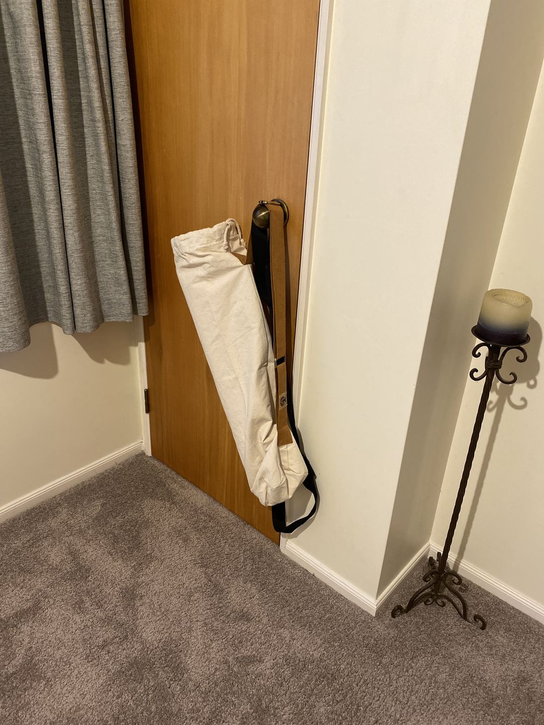 Customer photo review of Cotton Yoga Mat Bag