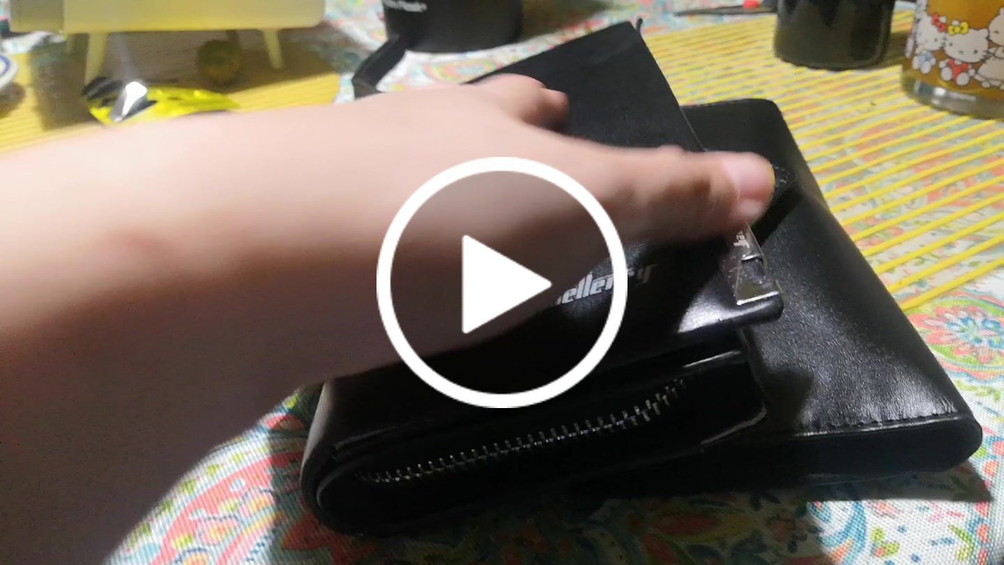 Customer video review of Leather Slimvelope Black