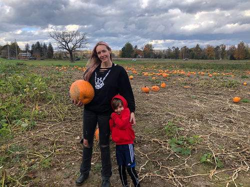 Customer photo review of 153 - Regret Wide Neck Sweatshirt