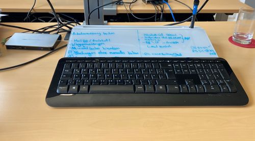 Customer photo review of DeskBoard Buddy™ (2 Pack)