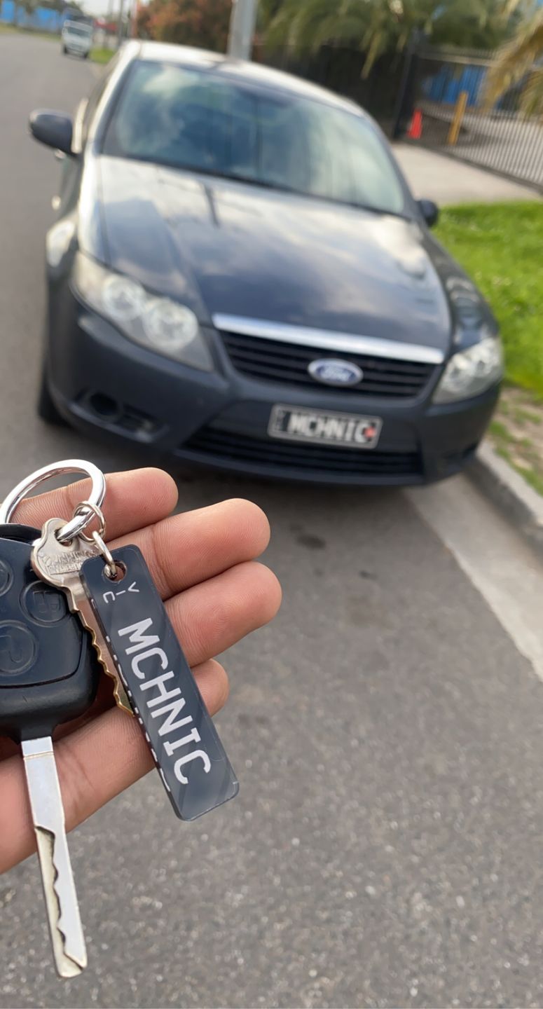 Customer photo review of VIC Prestige Licence Plate Custom Keychain