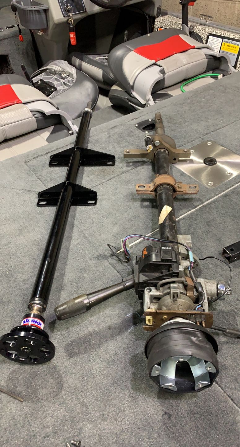 Customer photo review of Motion Raceworks 79-93 Ford Fox Body Mustang Chromoly Lightweight Steering Column
