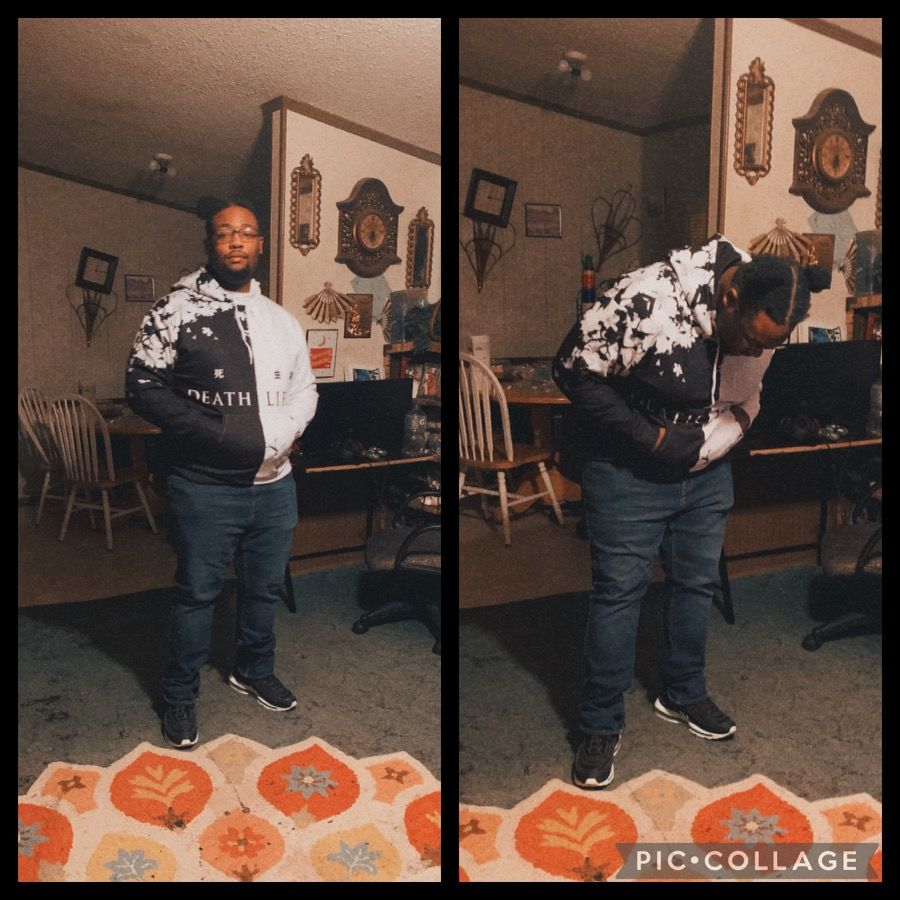 Customer photo review of Death & Life Hoodie