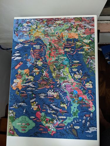 Customer photo review of Wine Puzzle - Italy