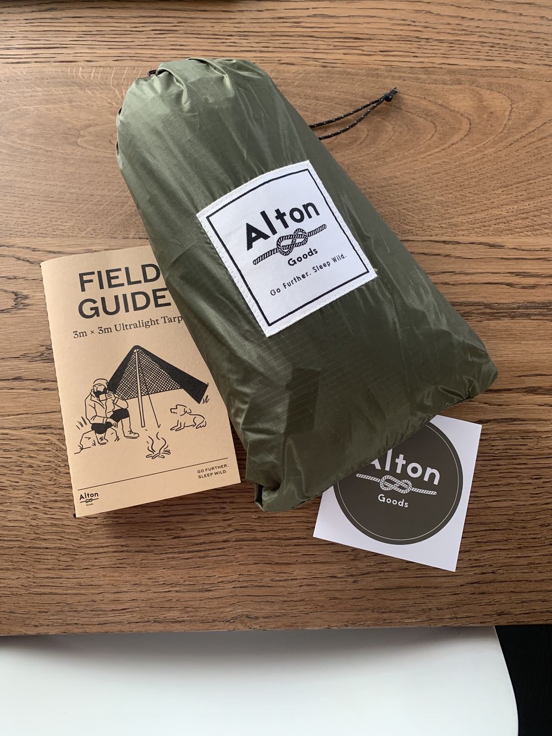 Customer photo review of Waterproof Field Guide - Tarp