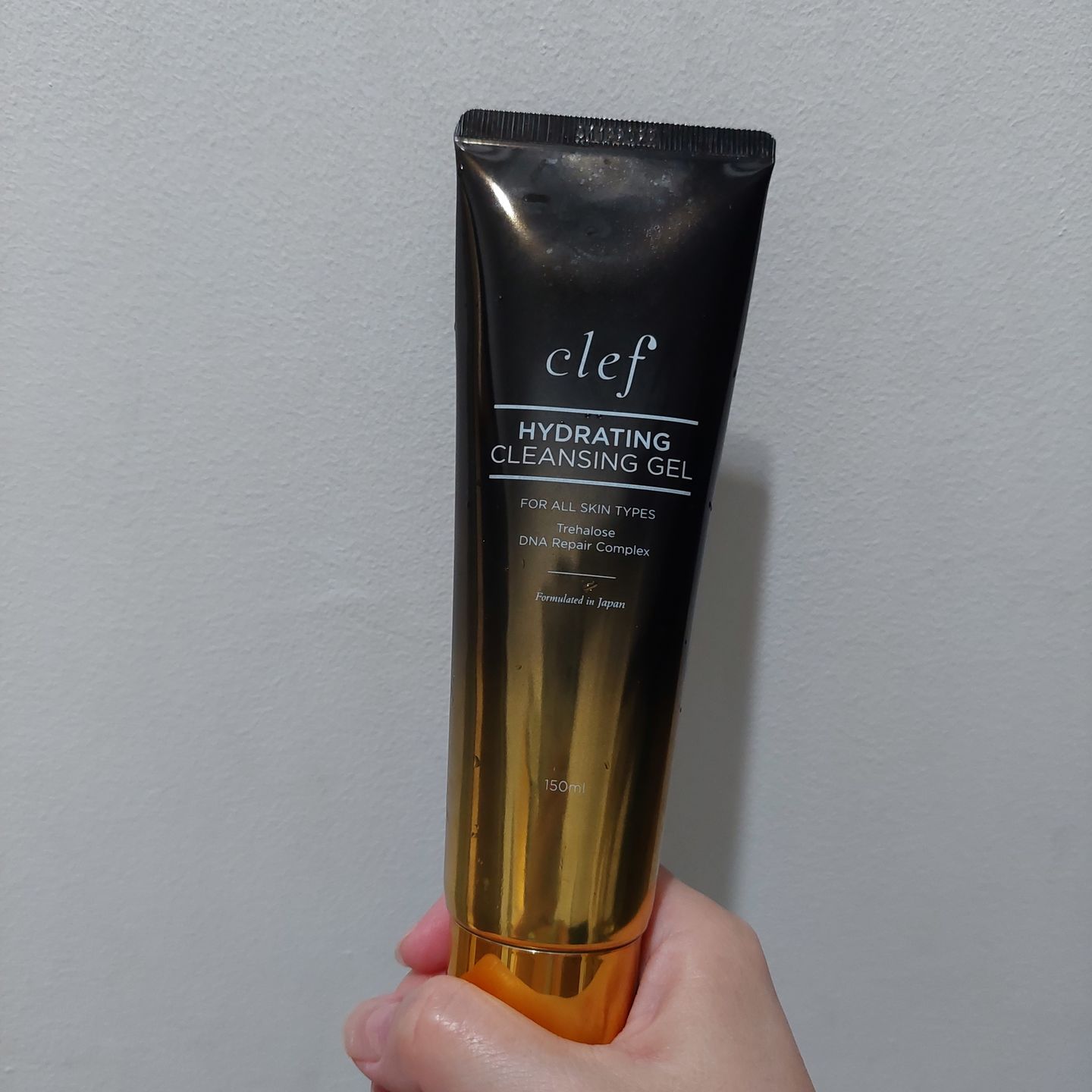 Customer photo review of CLEF Anti-Aging Cleansing Gel