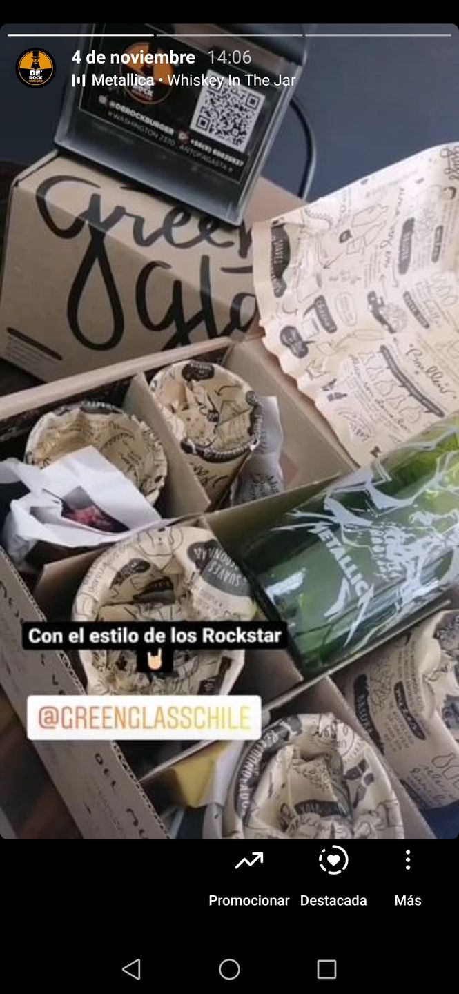 Customer photo review of Vasos Rockstar Juego de 6 Vasos