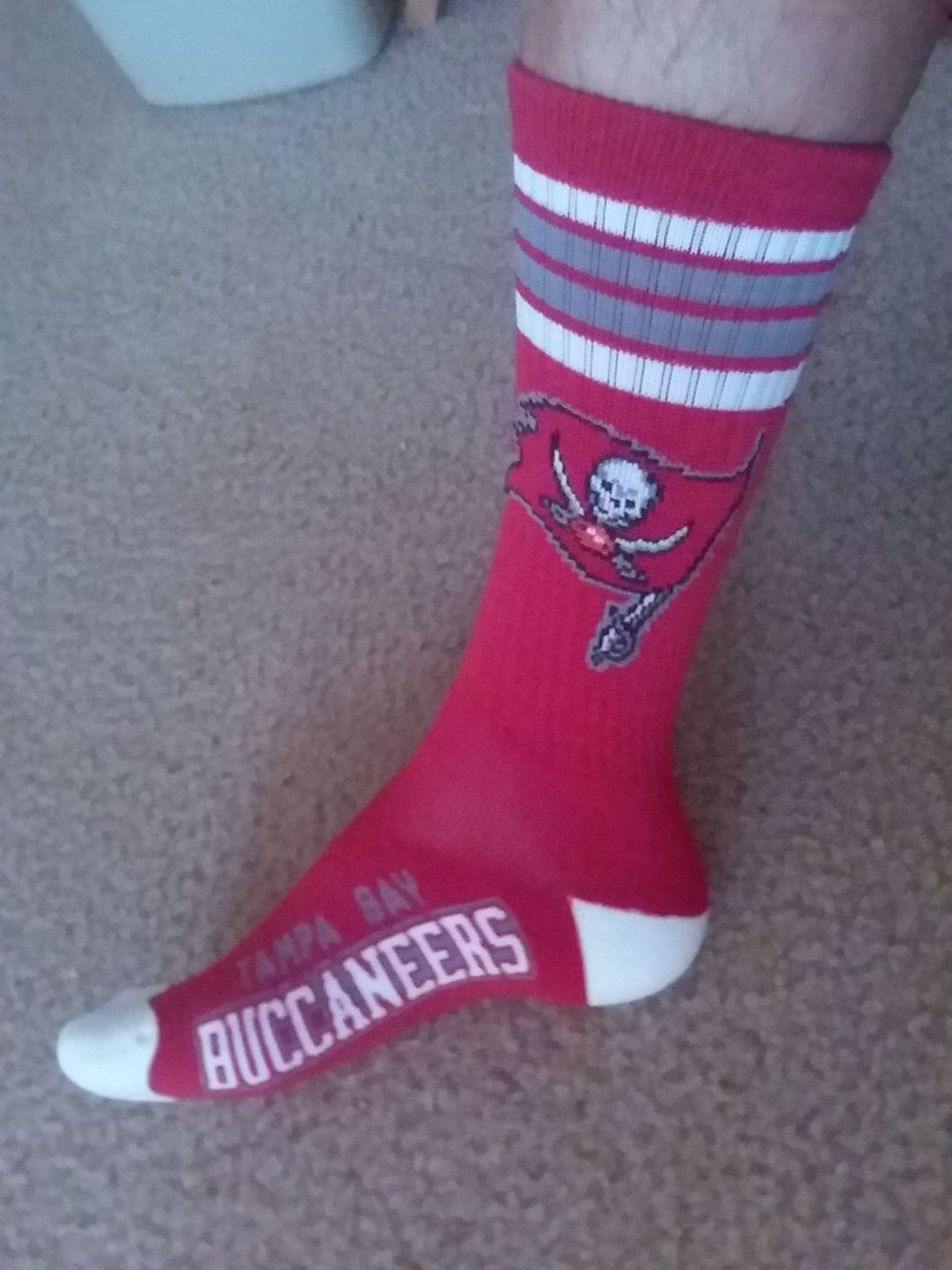 Customer photo review of Tampa Bay Buccaneers 4 Stripe Deuce