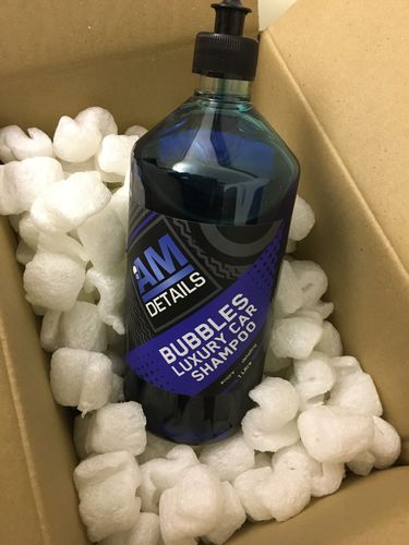 Customer photo review of AM Bubbles - Luxury Car Shampoo - 1 Litre
