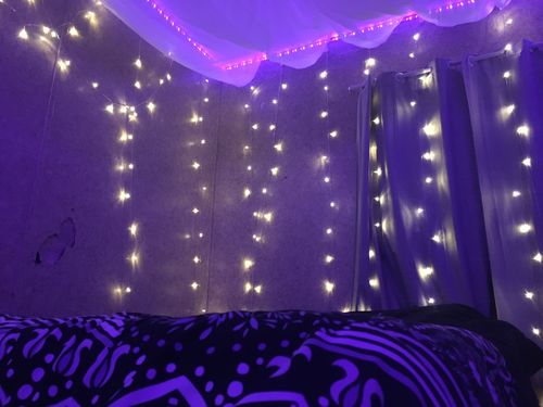Customer video review of DormVibes Warm White Wall Lights