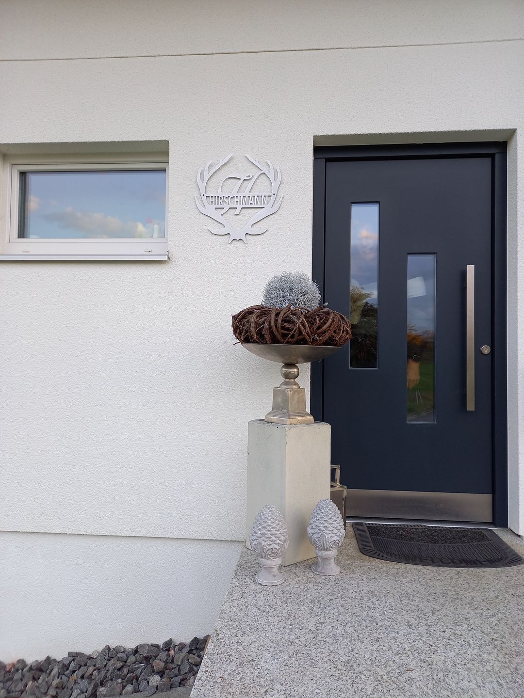 Customer photo review of Monogramm "Hirschgeweih" aus edlem Stahl (personalisierbar)