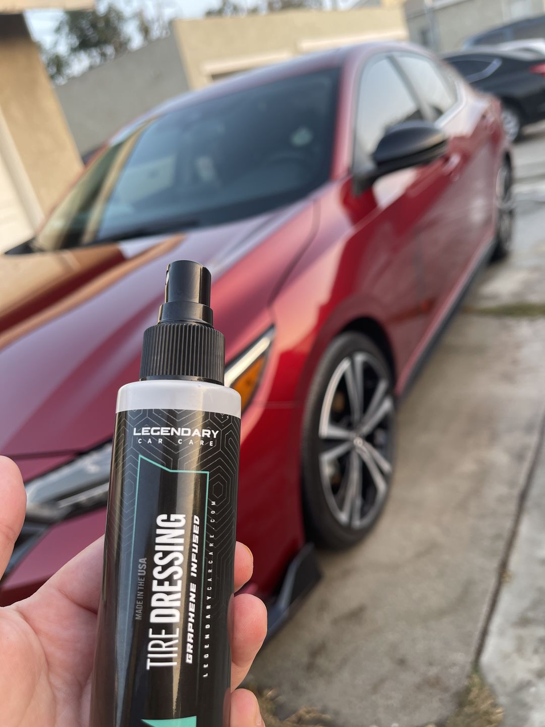 Customer photo review of Graphene Tire Dressing