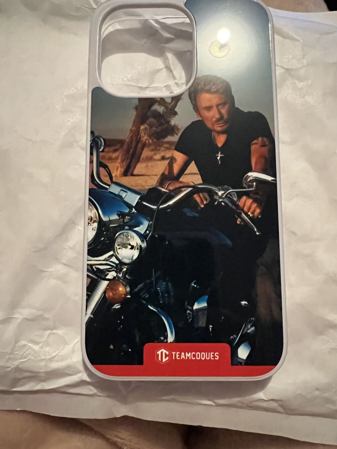 Customer photo review of Coque design JOHNNY HALLYDAY 4 - TEAMCOQUES