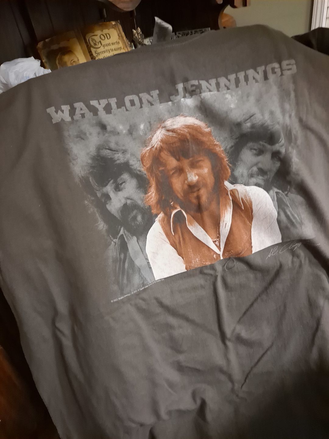 Customer photo review of Waylon Jennings Subscription Tee Shirt Box  5.00% Off Auto renew
