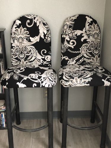 Customer photo review of Cabrexa Chair Slipcovers