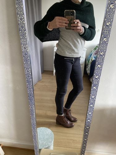 Customer photo review of Écharpe Frileuse 6 en 1 avec manches