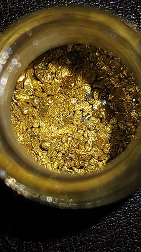 Customer photo review of Goldn Paydirt 'EUREKA' Panning Pay Dirt Bag Gold Paydirt Panning Unsearched