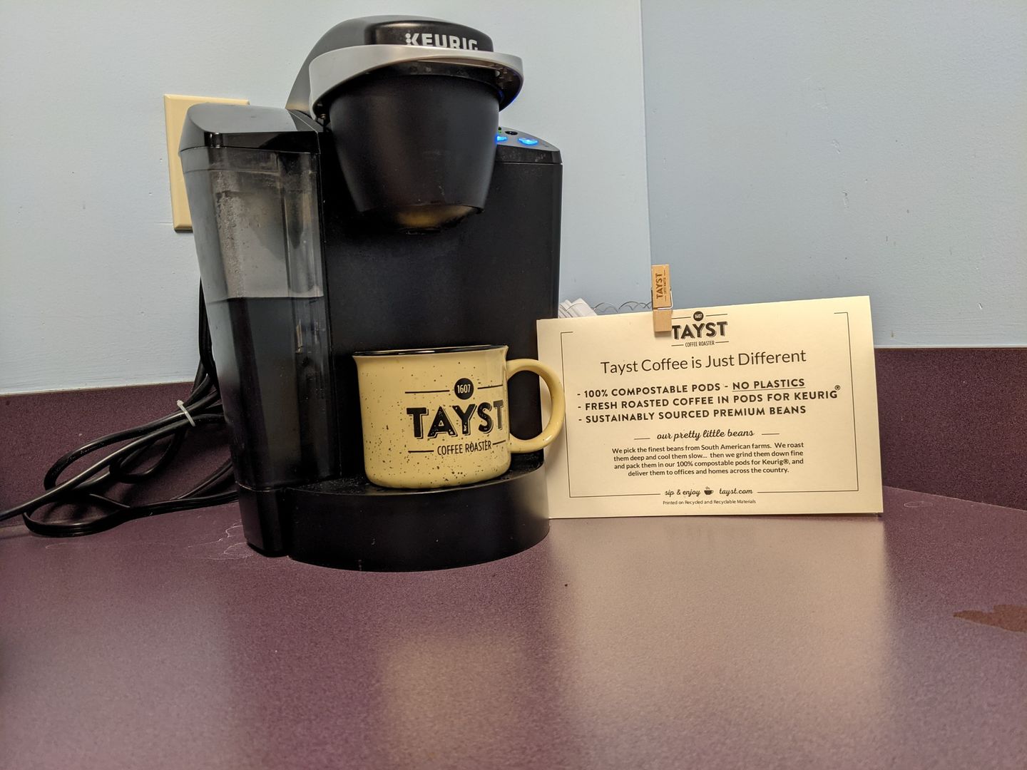 Customer photo review of $30 Coffee Pods Gift