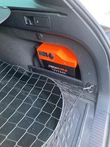 Customer photo review of iTECH054 12v 54Ah Lithium Ion Battery - LiFePO4 Deep Cycle Camping RV Solar Slim Line